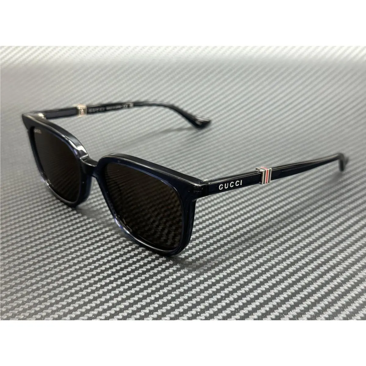 Gucci GG1493S 004 Blue Brown Men`s Large 54 mm Sunglasses