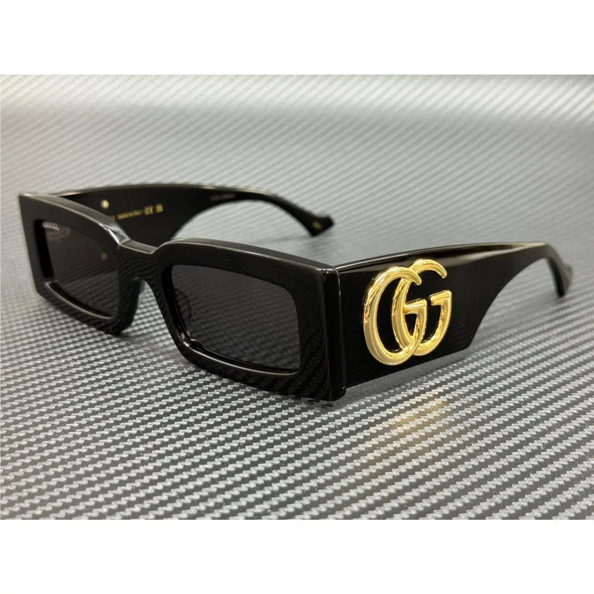 GG1425S 001 Black Grey Women`s 53 mm Medium Sunglasses by Gucci