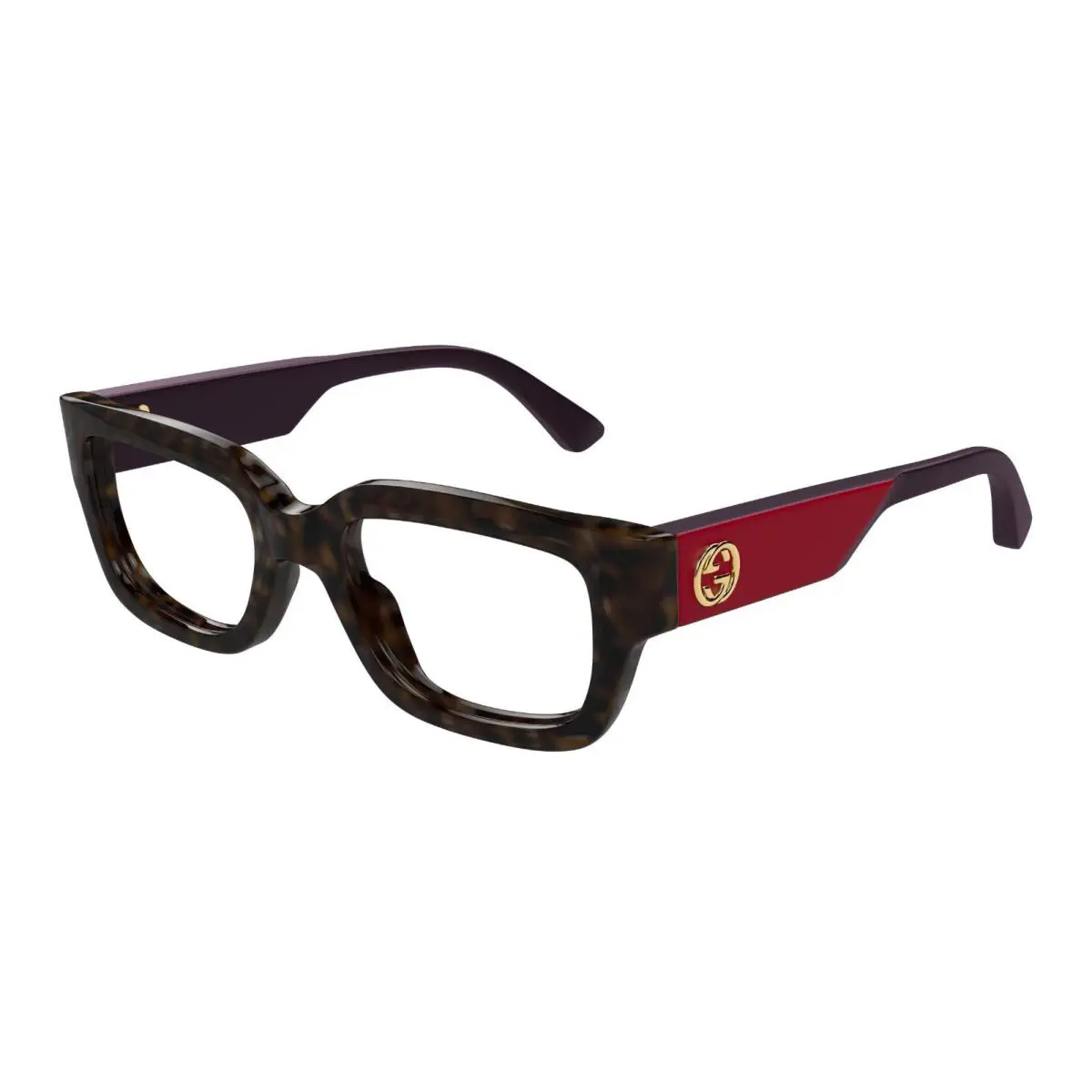 Gucci GG1666O Havana Red 008 Eyeglasses