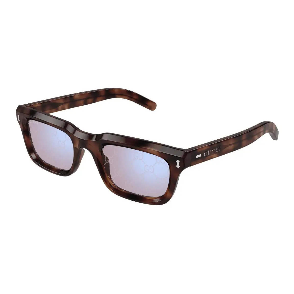 Gucci GG1524S Havana/violet Silver 005 Sunglasses