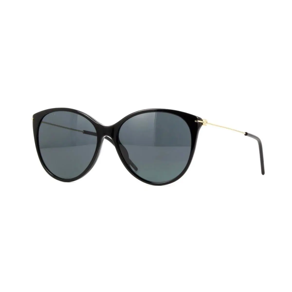 Gucci GG1268S Black with Gold/grey 001 Sunglasses