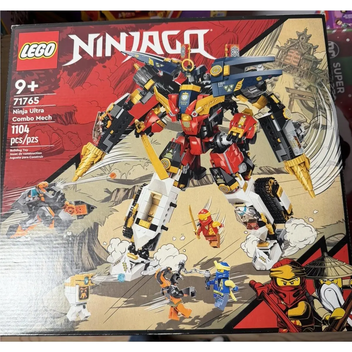 Lego Ninjago 71765 Ultra Combo Mech 1104 Pieces Kai Jay Retured Set