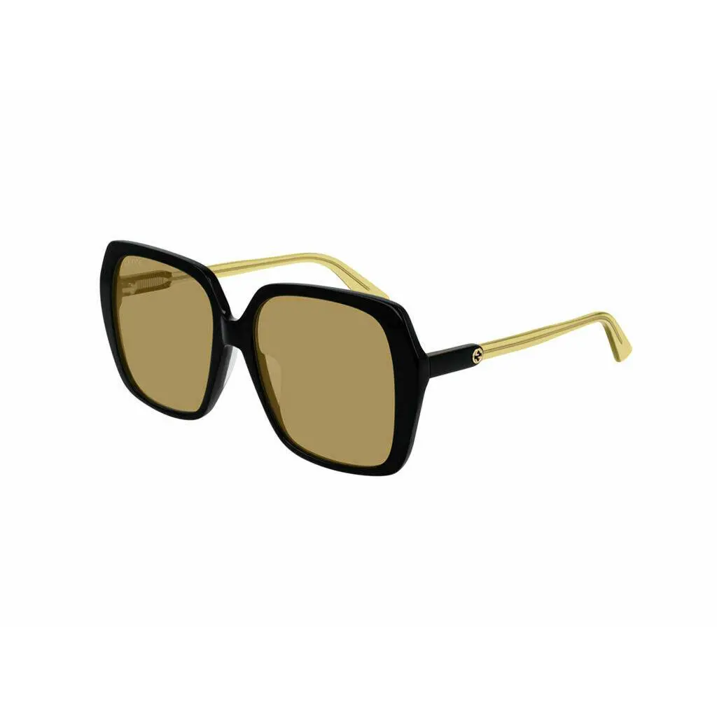 Gucci GG 0533SA 004 Black Brown Square Sunglasses Italy - Frame: Black, Lens: Brown