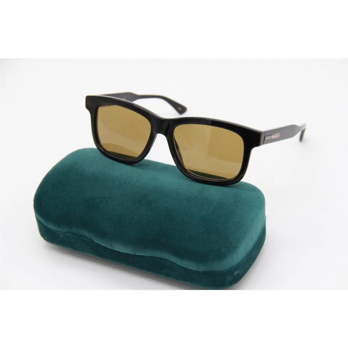 Gucci Men’s Sunglasses Gucci GG0824S 006 Black Brown Gucci Men Eyewear