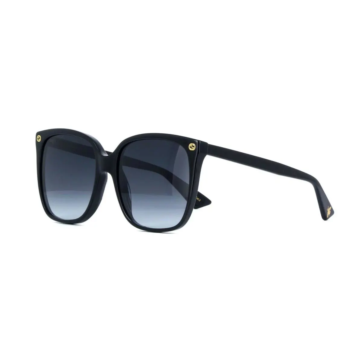 Gucci GG0022S Black/grey Shaded 001 Sunglasses
