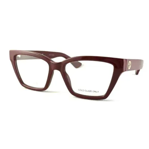 Gucci GG1715O GG 1715O 003 Cherry Frame Eyeglasses 53-17-140