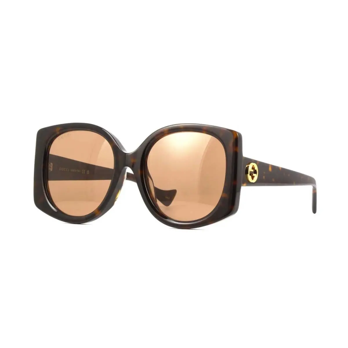 Gucci GG1257S Dark Havana/brown 002 Sunglasses