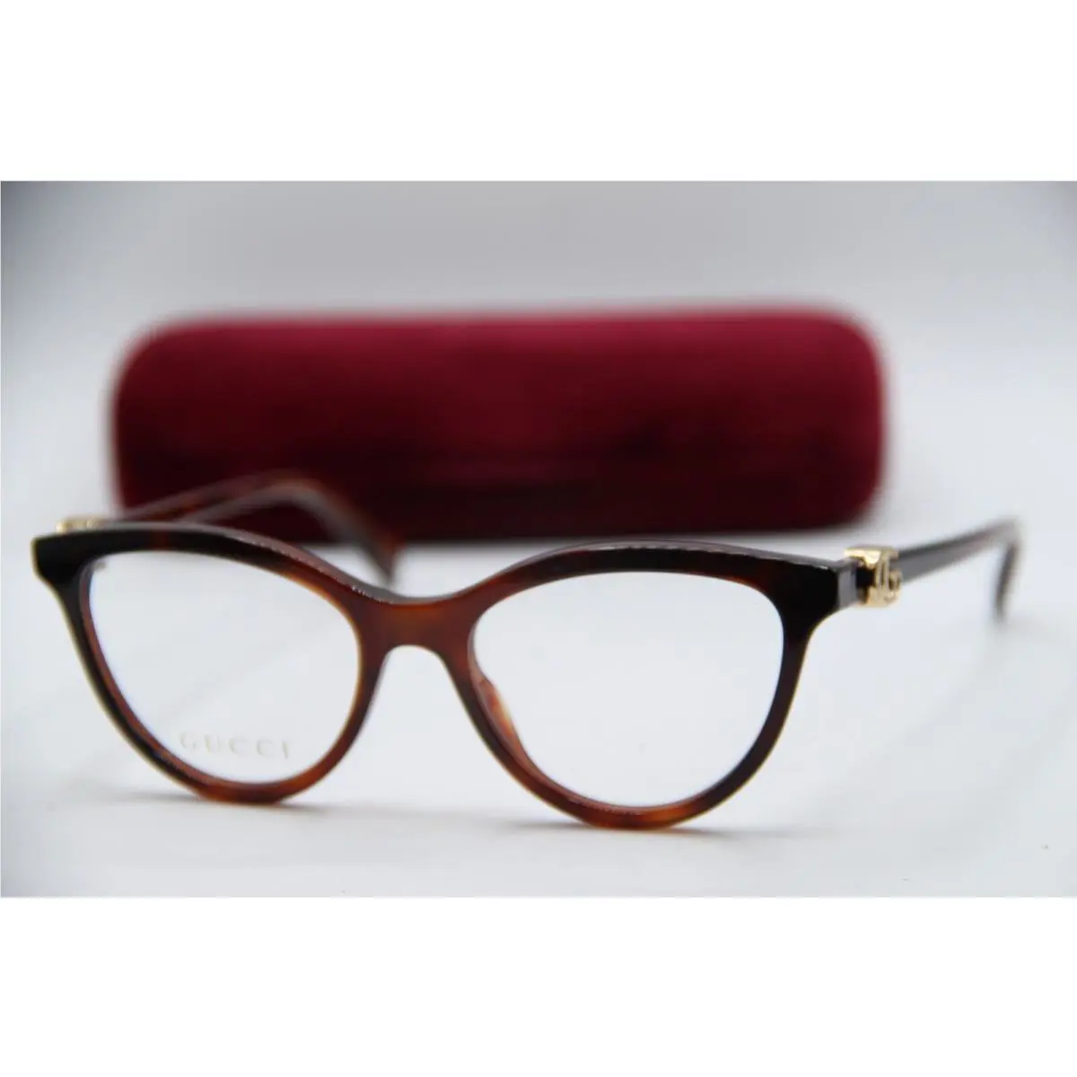 Gucci GG 1179O 002 Havana Gold Frames Sunglasses 49-17