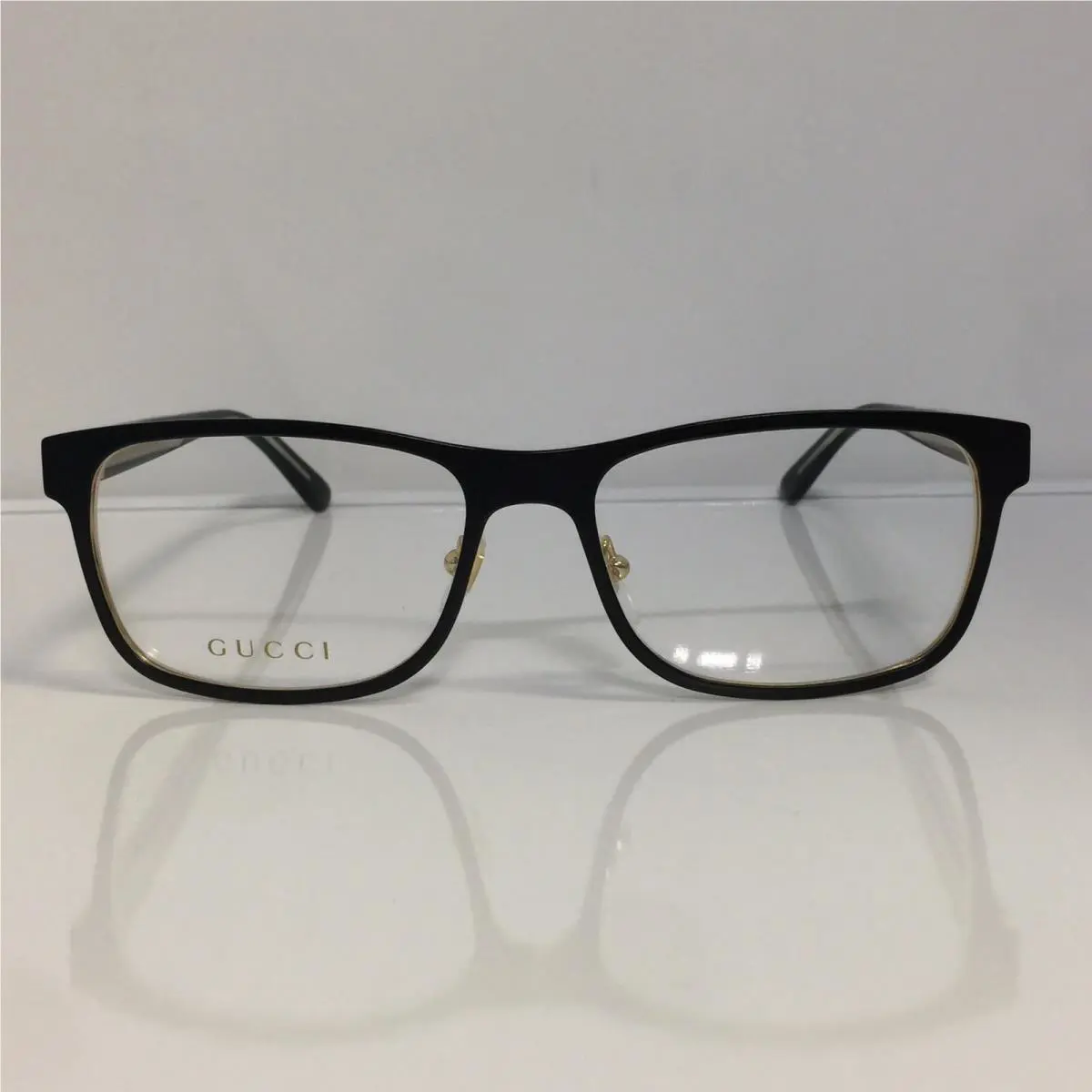 Gucci GG0917O 001 Black Gold Men’s Metal Eyeglasses 56mm