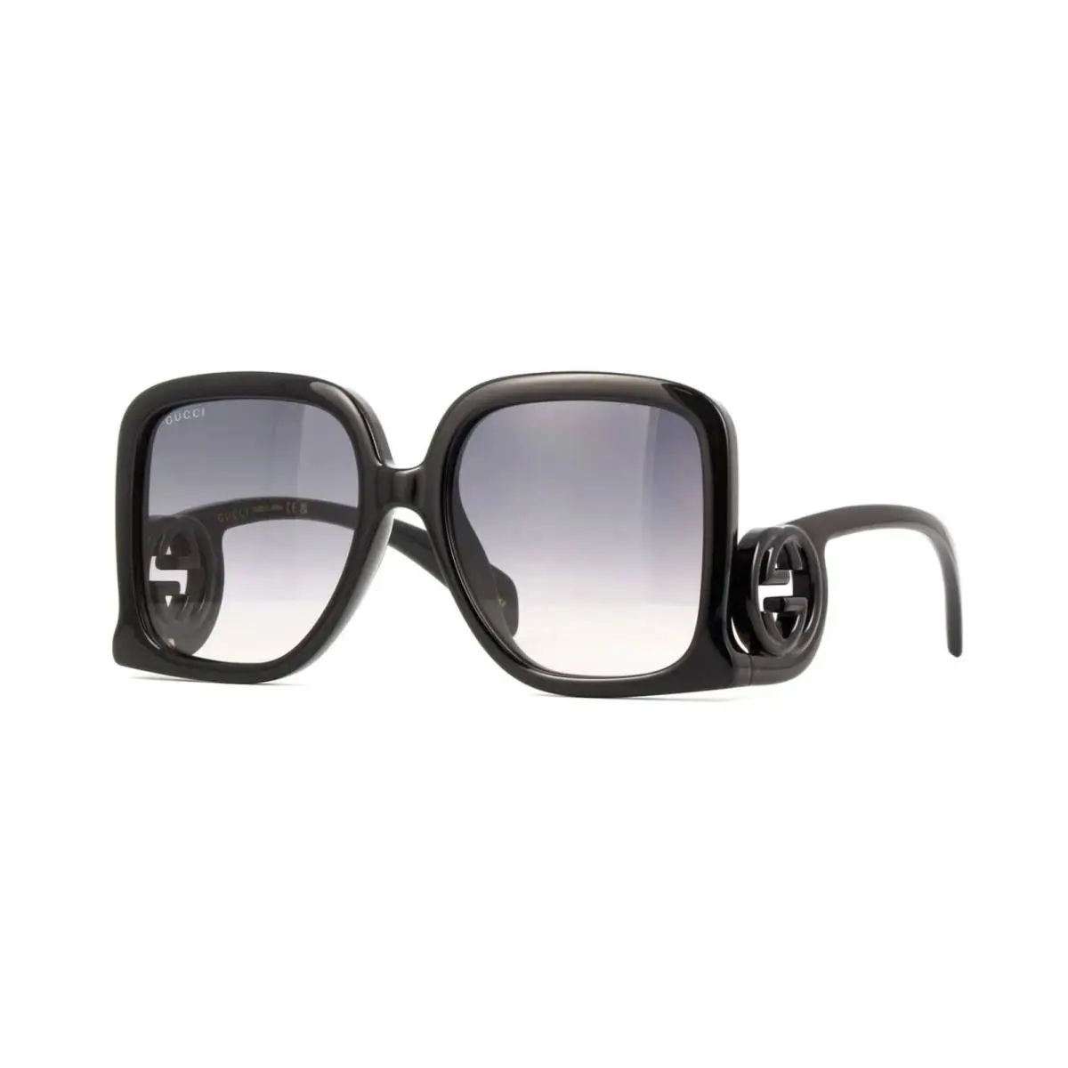 Gucci GG1326S Black/grey Shaded 001 Sunglasses