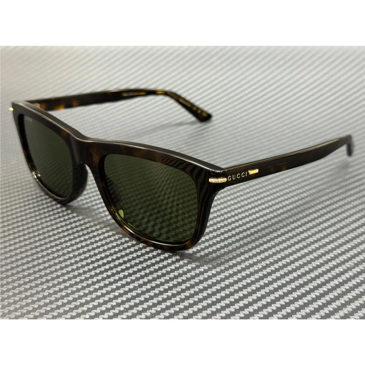 Gucci GG1444S 002 Havana Brown Green Large 55 mm Sunglasses