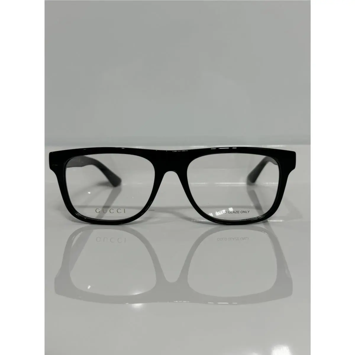 Gucci GG1117O 001 Black Acetate Men’s Eyeglasses 56mm