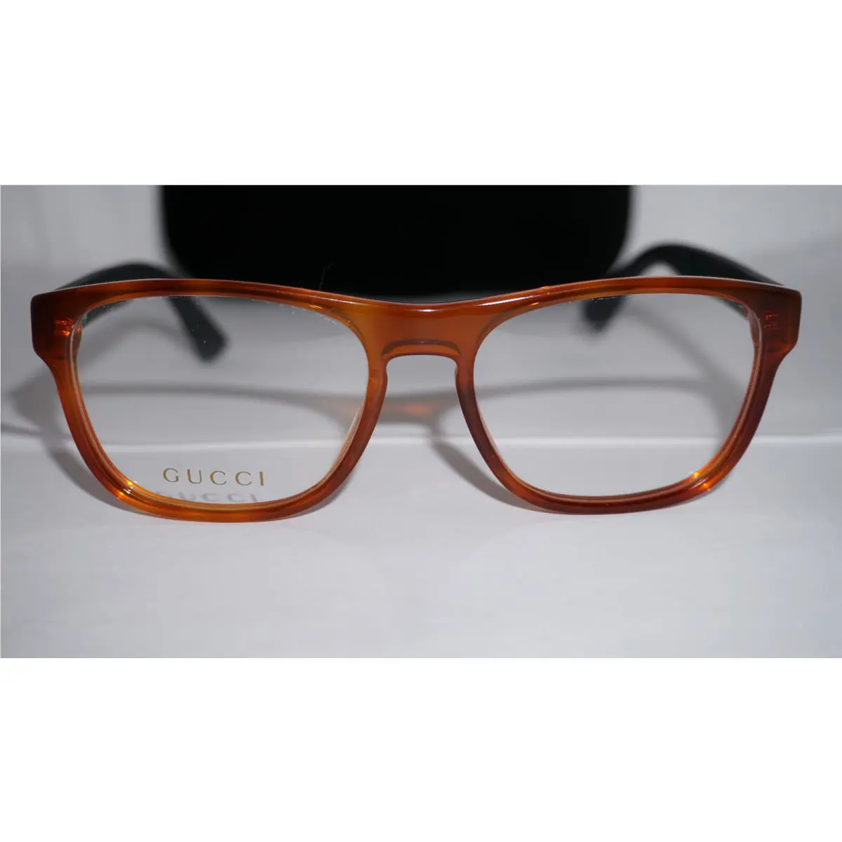 Gucci Eyeglasses Brown Havana Black GG0173O 002 54 18 145