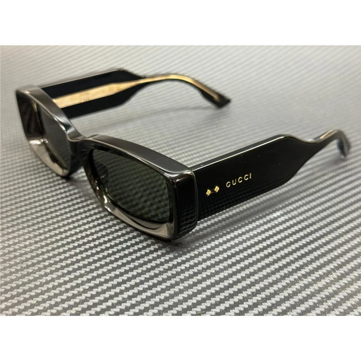 Gucci GG1528S 001 Black Grey Women`s Medium 53 mm Sunglasses