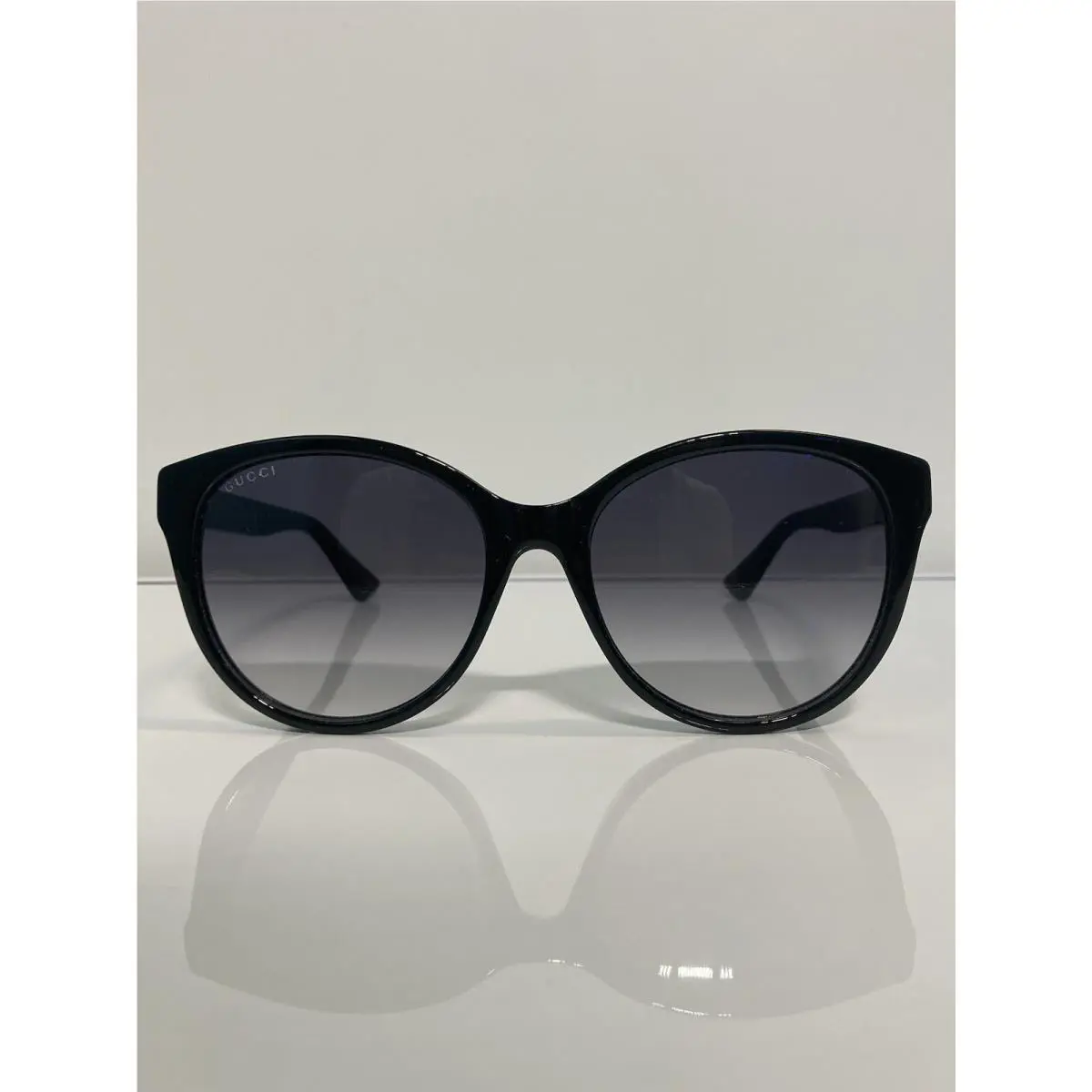 Gucci GG0631S 001 Black Round Woman s Plastic Sunglasses 56mm