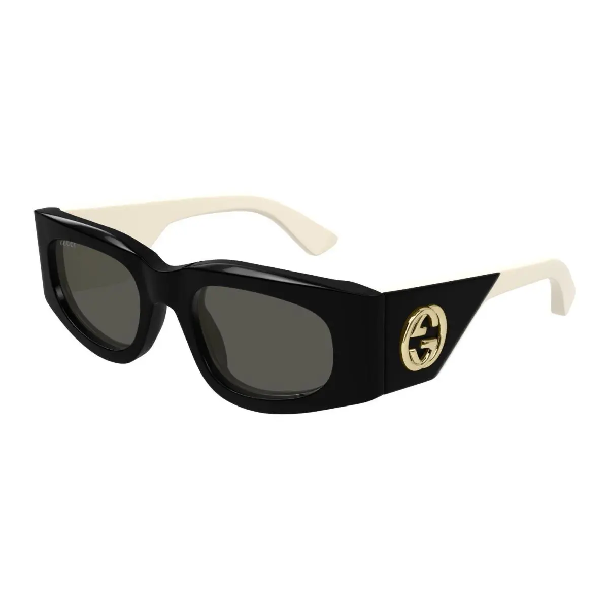 Gucci GG1664S Black with Ivory/grey 001 Sunglasses