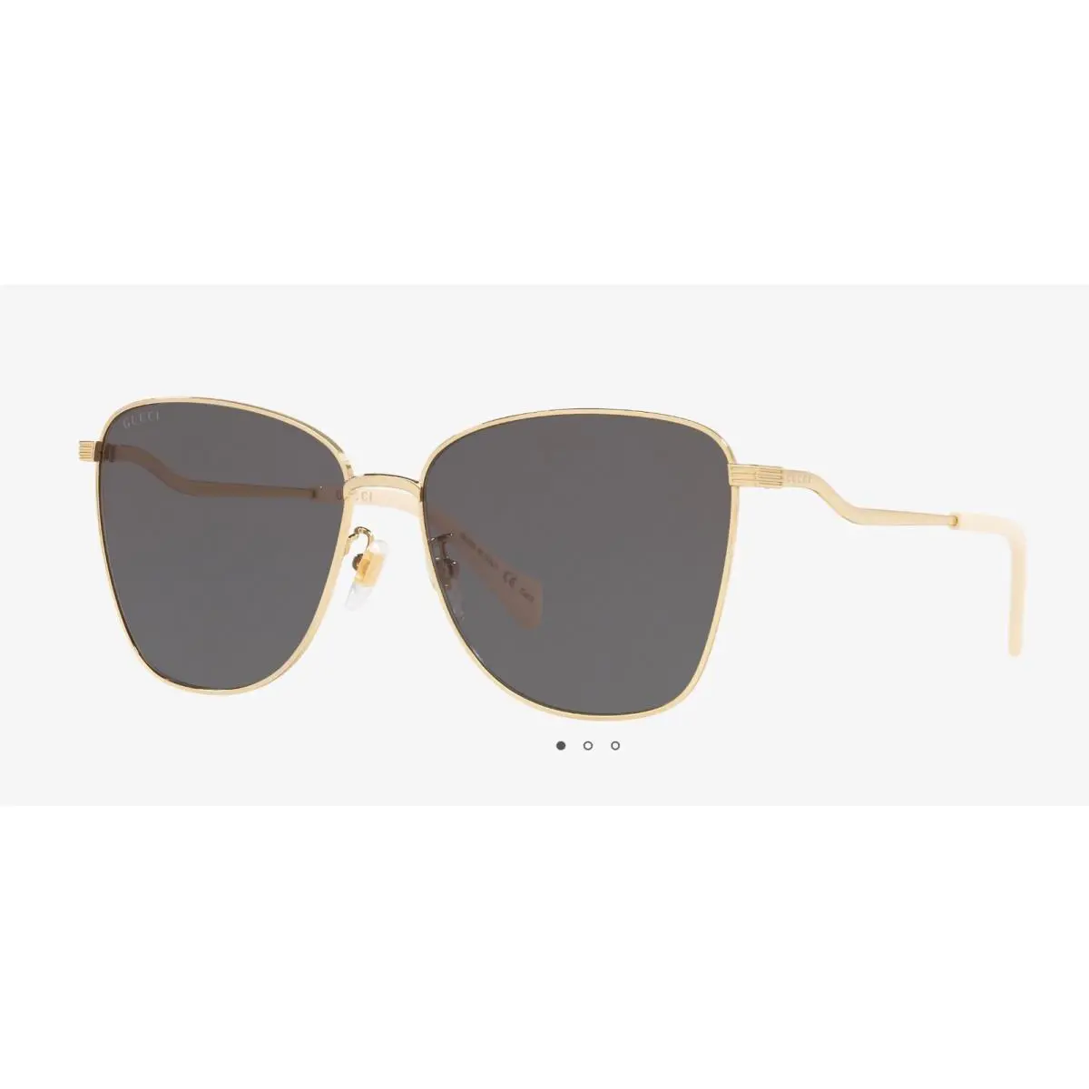 Gucci Women`s GG0970S 001 Sunglasses Gold/black Lenses 60mm