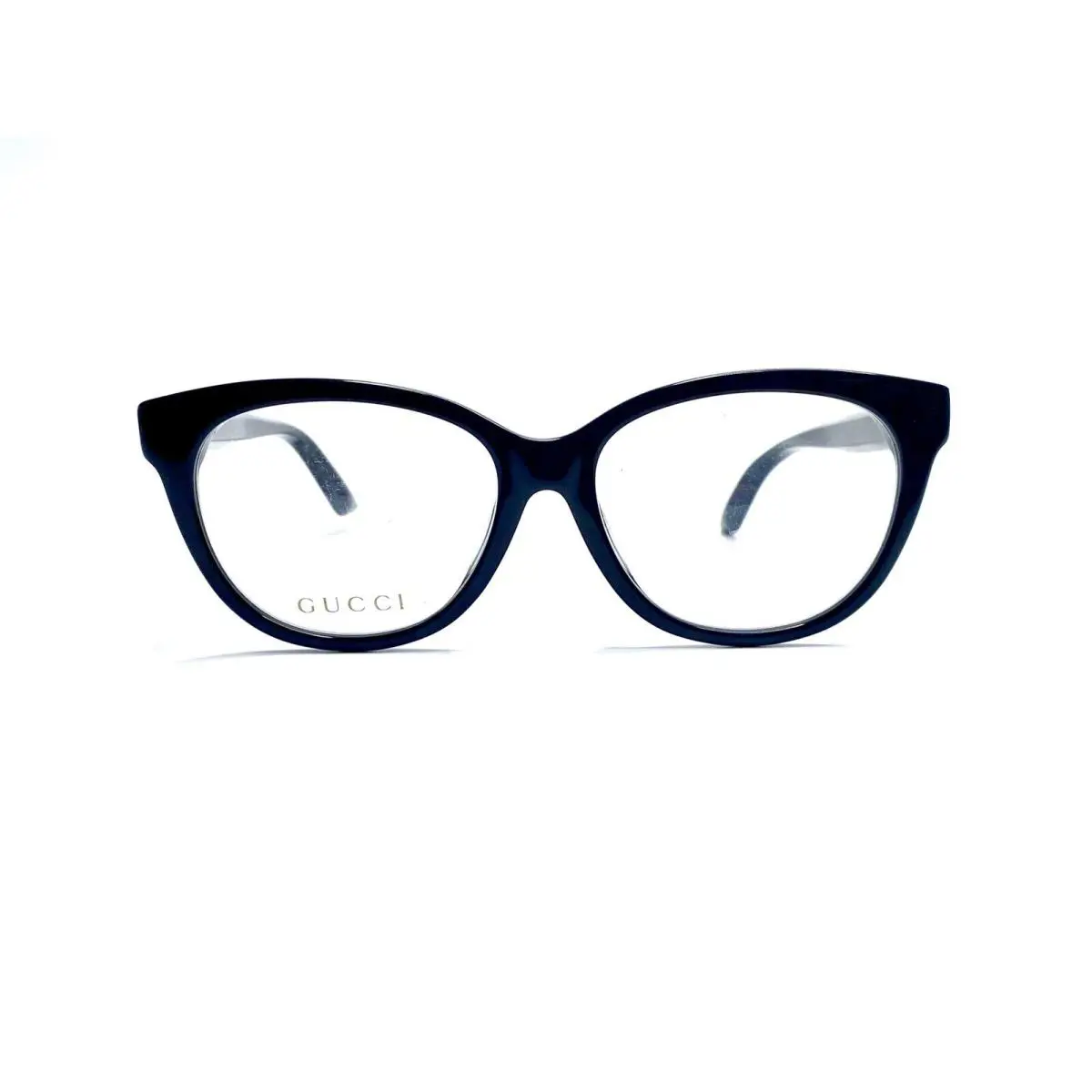 Gucci Black Cat Eye Glasses Stars Bumble Bee Italy GG 0211OA 001 53 16 145