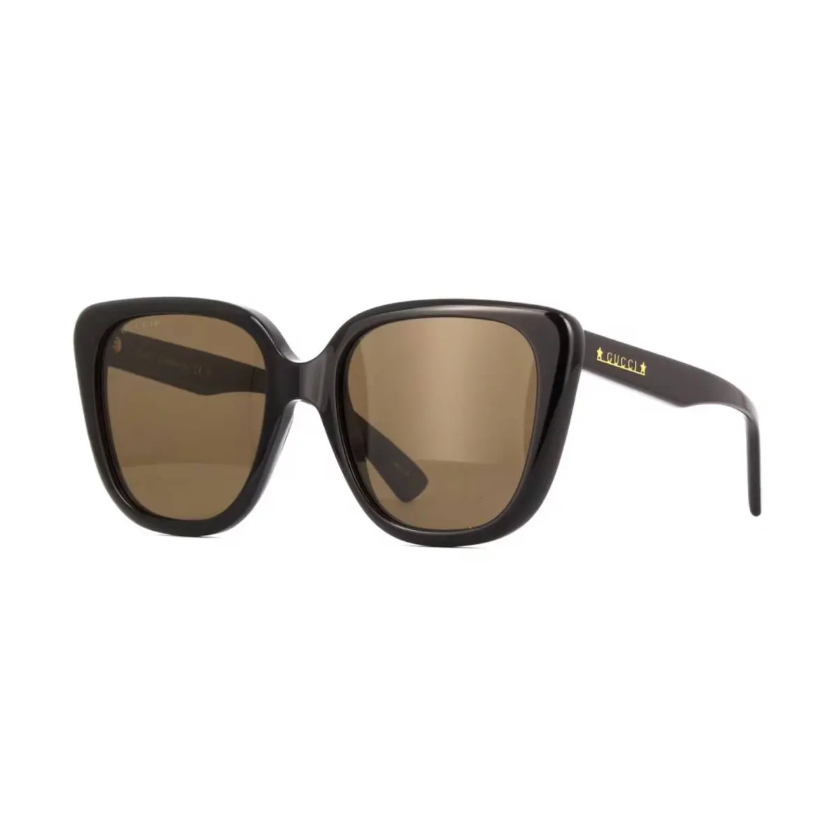 Gucci GG1169S Shiny Black/brown Polarised 001 Sunglasses
