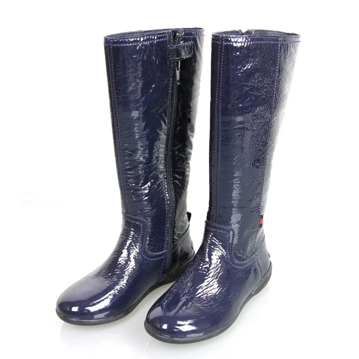 Gucci Kids `saint Brieuc` Leather Boot 30/US 12.5 Blue 271340