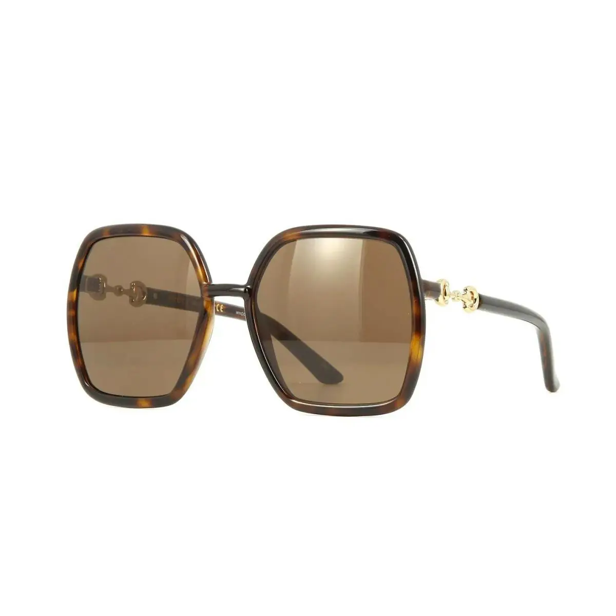 Gucci GG0890S Havana Gold/brown 002 Sunglasses
