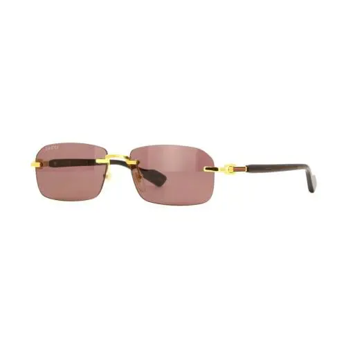 Gucci GG1221S Gold with Dark Havana/brown 002 Sunglasses