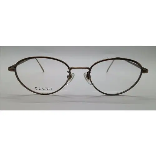 Gucci GG-2625J Matte Brown 8GK Metal Eyeglasses Frames 49-18-140 Japan Classic