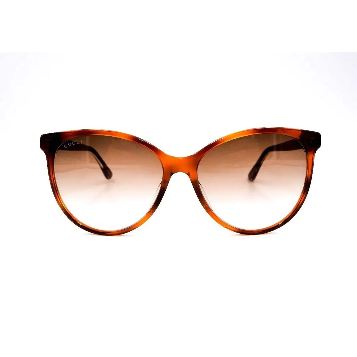 Gucci Designer Cat Eye Sunglasses Tortoise Havana/brown Gradient Lens GG0377SK
