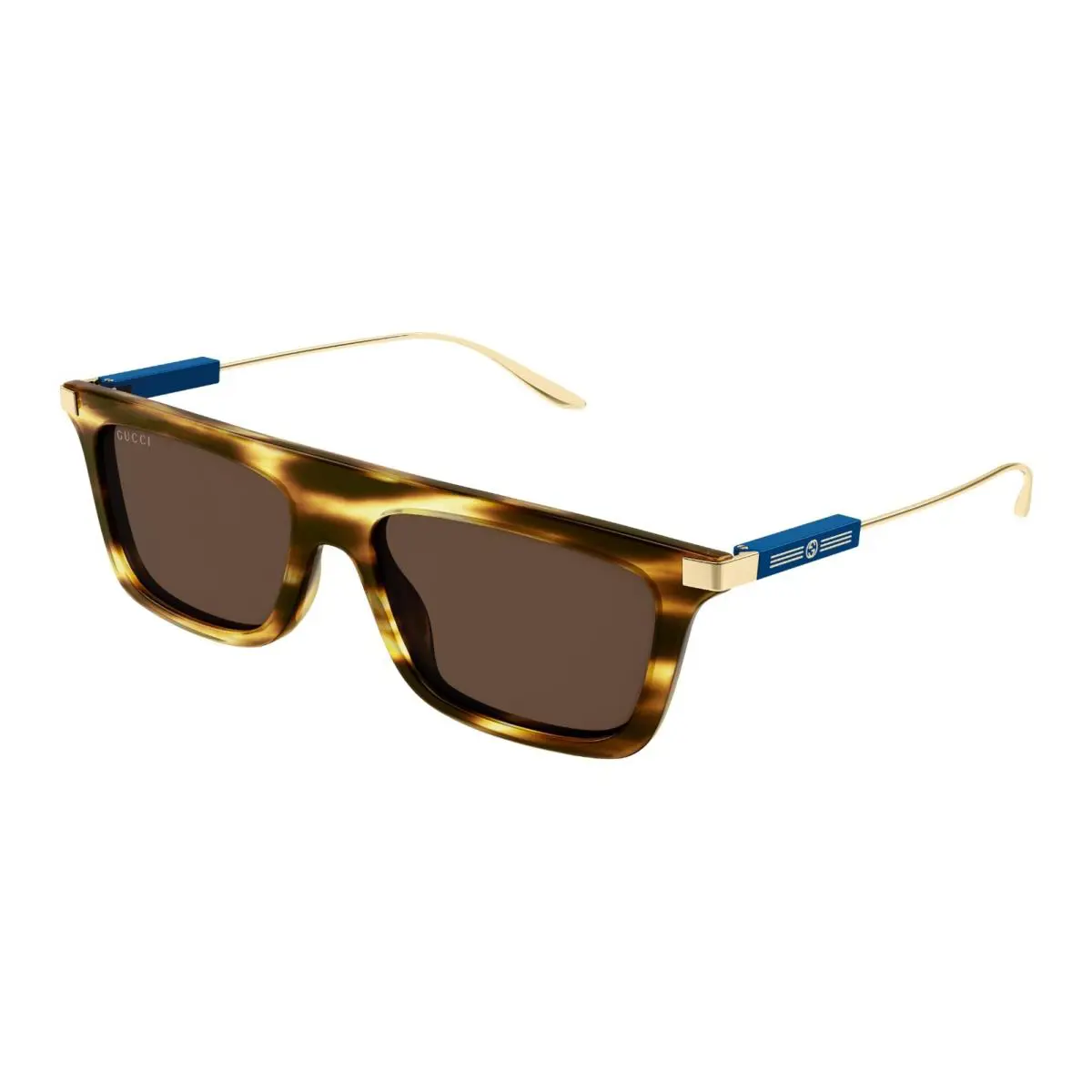 Gucci GG1437S Havana and Gold/brown 003 Sunglasses