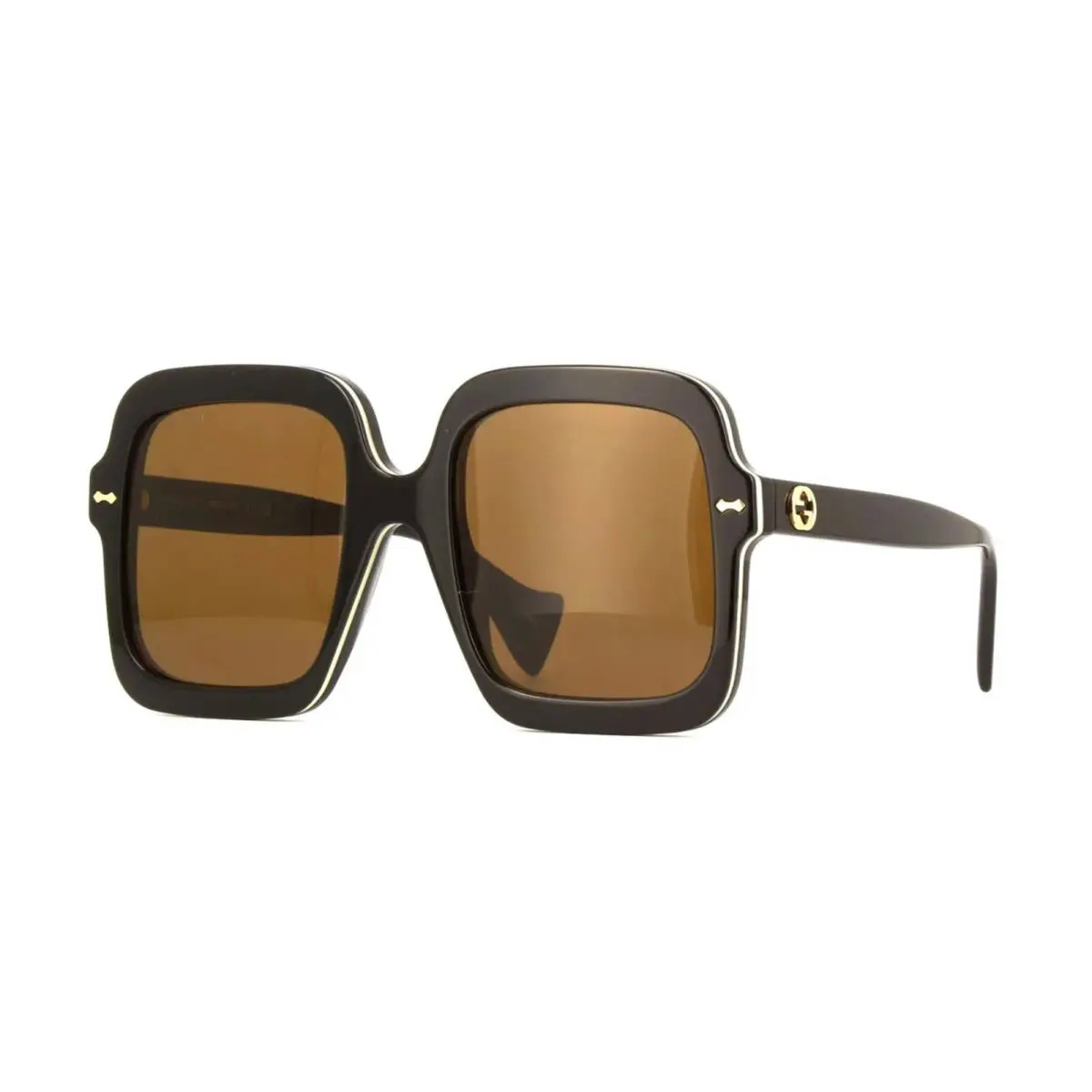 Gucci GG1241S Black/brown 001 Sunglasses