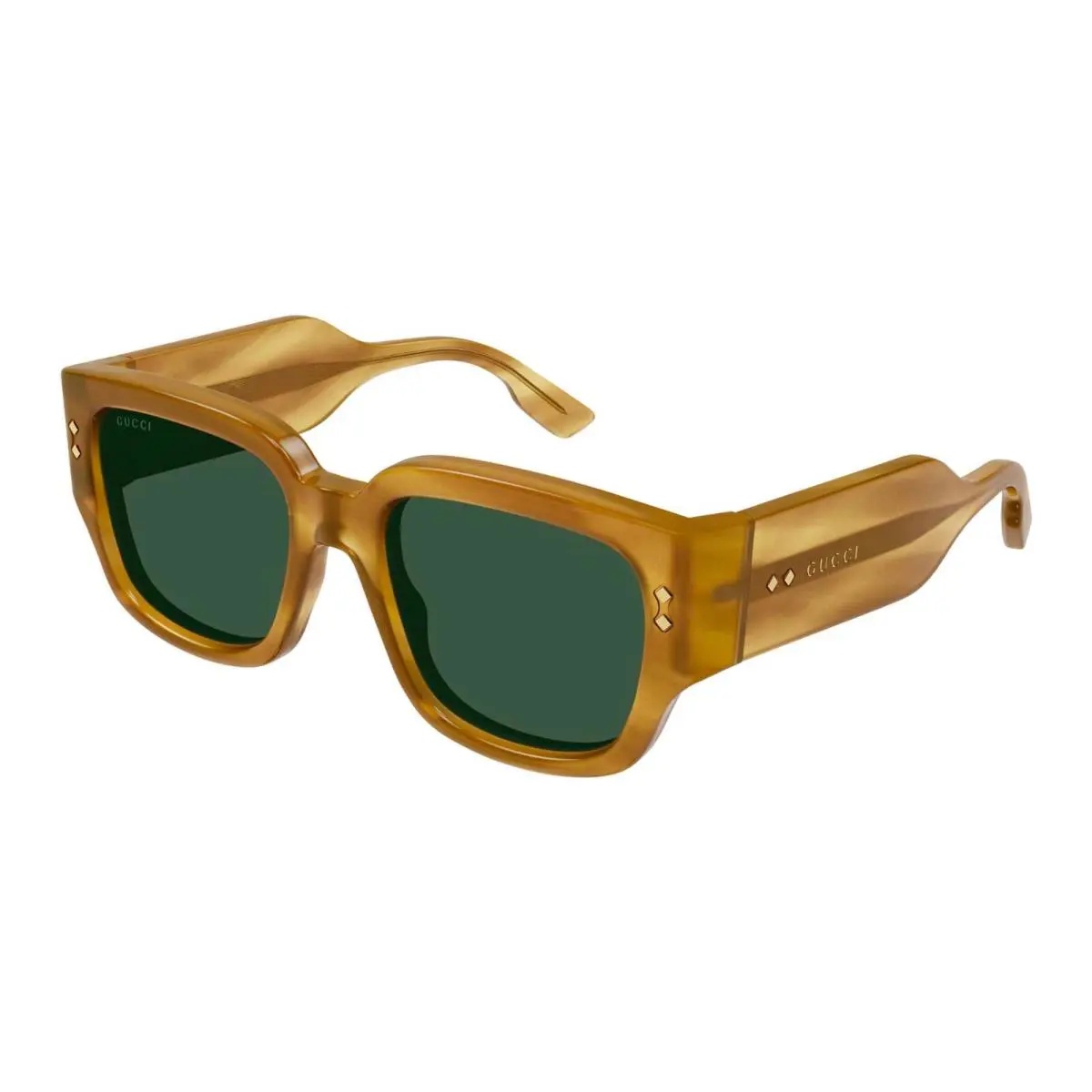 Gucci GG1261S Light Brown/green 004 Sunglasses