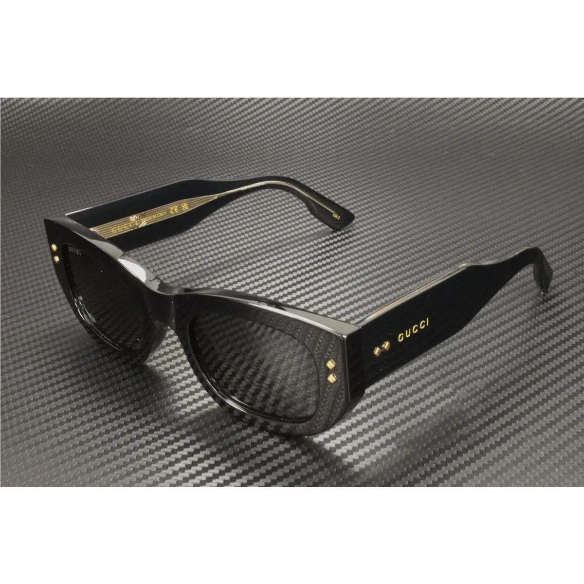 GG1215S 002 Black Dark Grey Women`s 51 mm M Size Sunglasses by Gucci