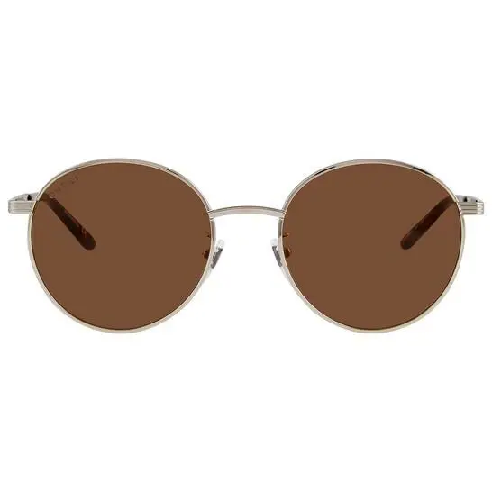 Gucci Unisex GG0944SA 003 Silver Frame / Brown Lens Sunglasses