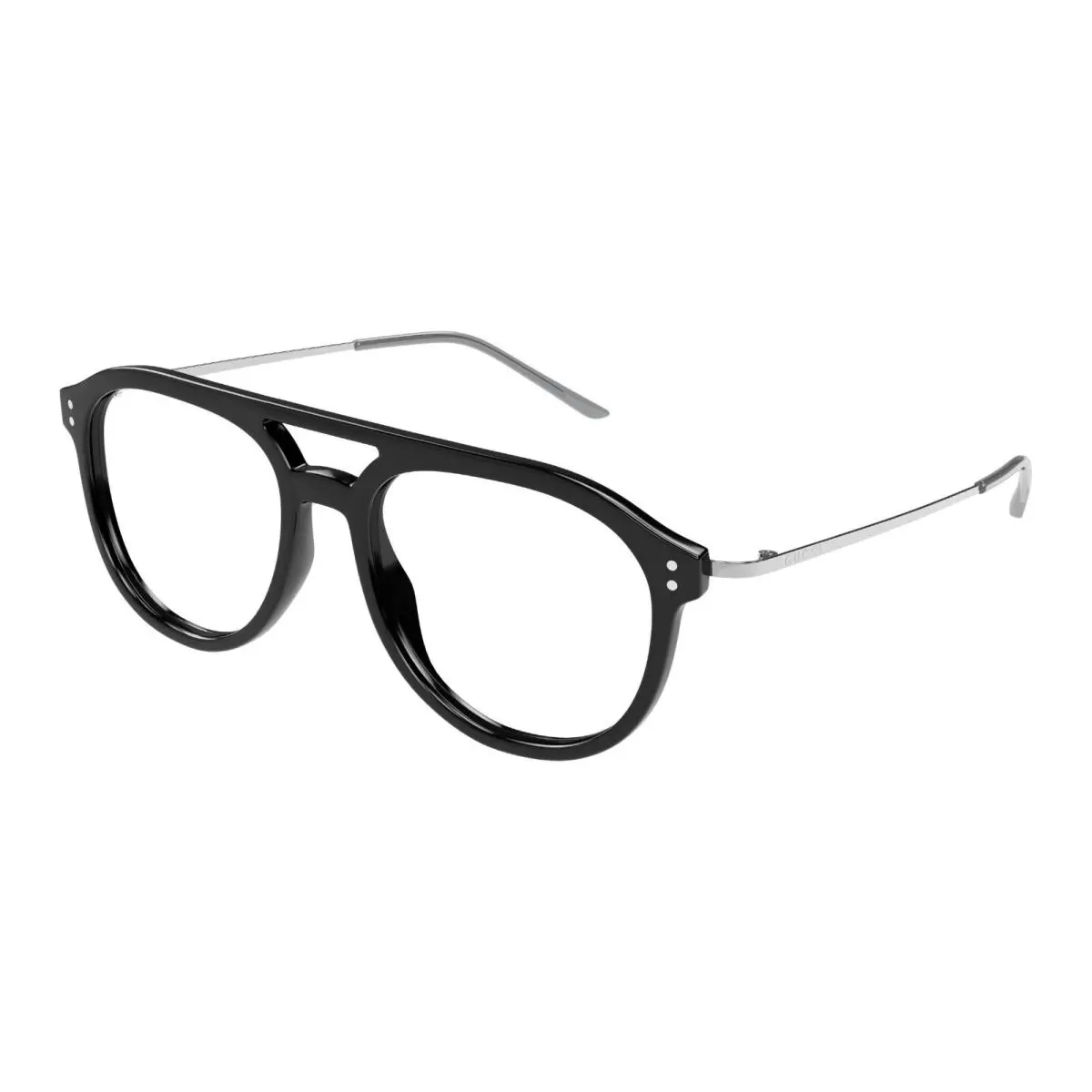 Gucci GG1708O Black with Silver 001 Eyeglasses