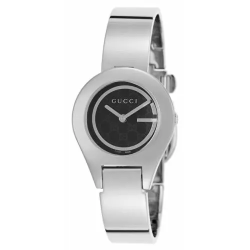 Gucci YA067508 Black GG Pattern Dial G-frame Collection 6700L Womens Watch