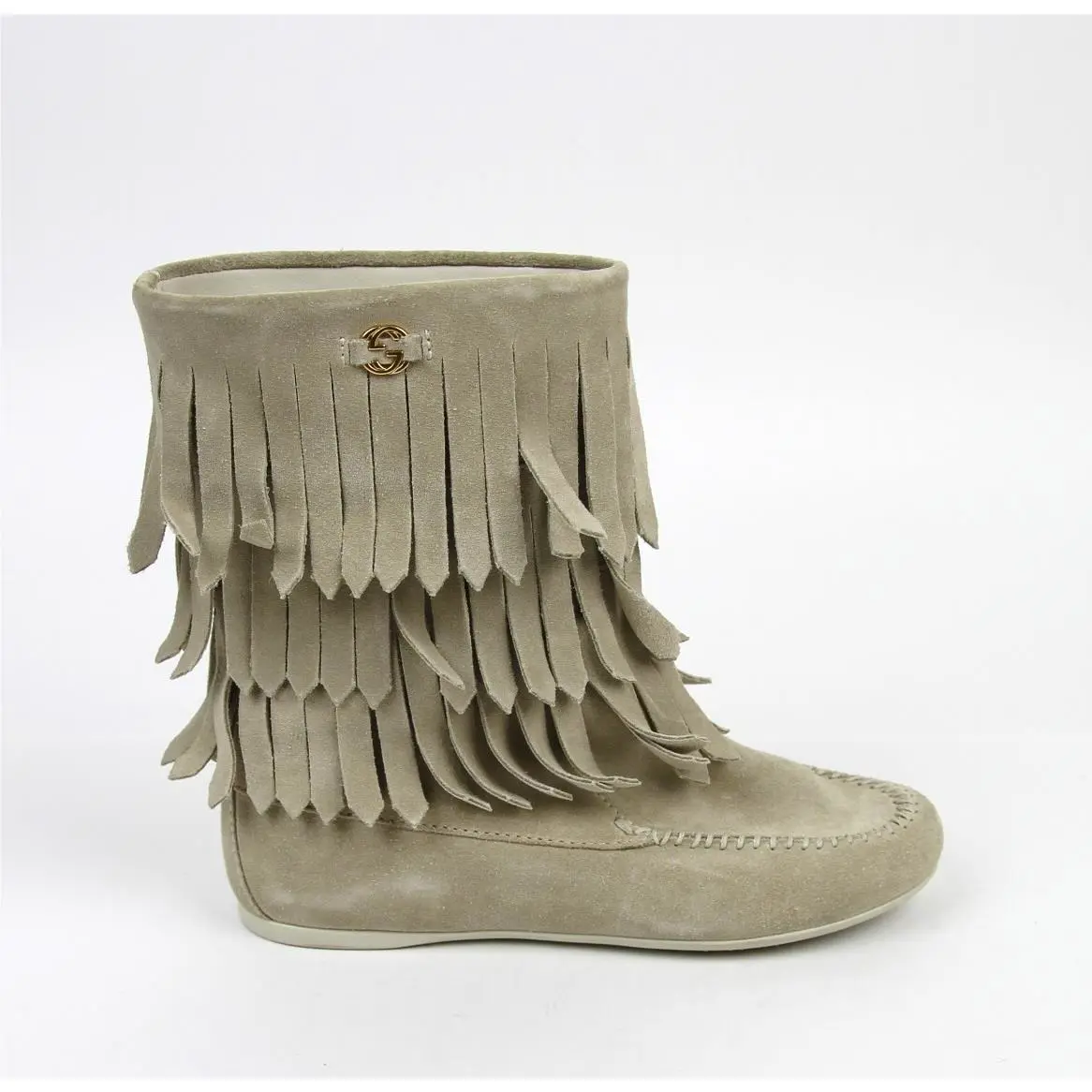 Gucci Kids Boot W/fringe Interlocking G 30/US 12.5 285281