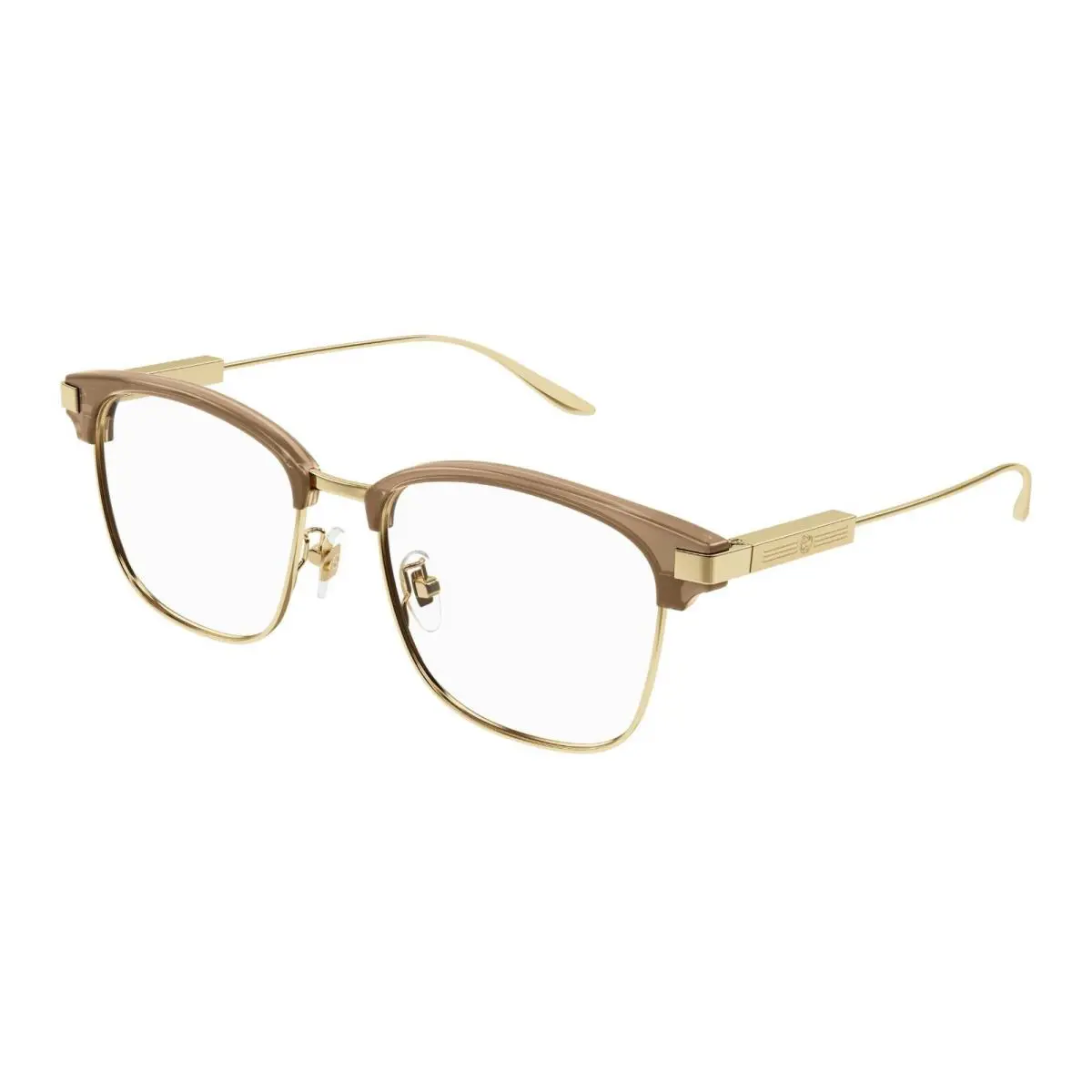 Gucci GG1439OK Brown and Gold 003 Eyeglasses
