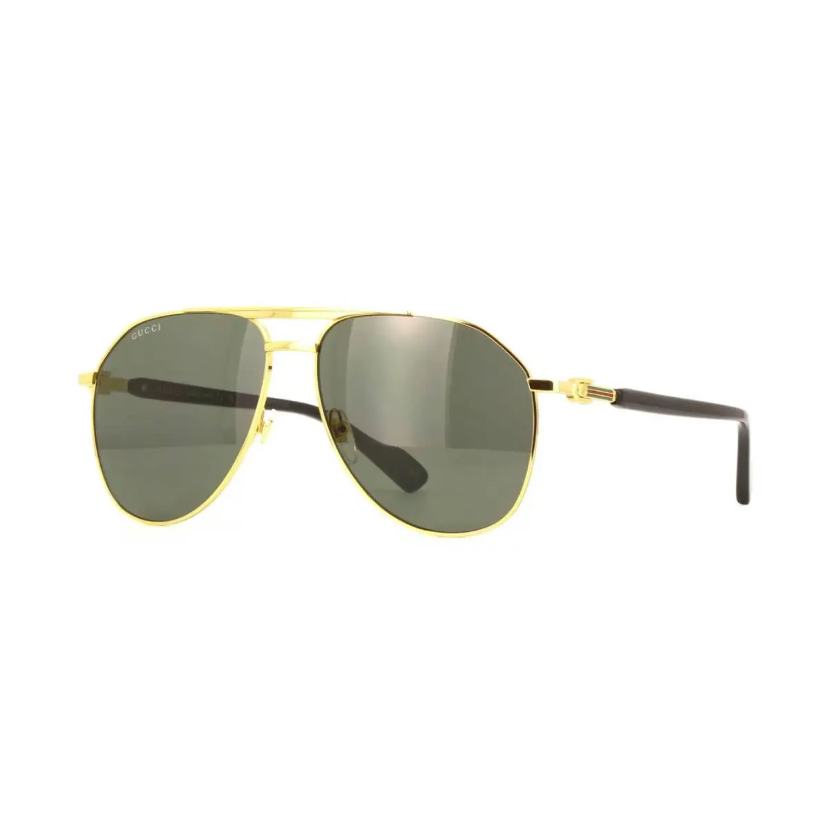 Gucci GG1220S Gold Black/grey 001 Sunglasses