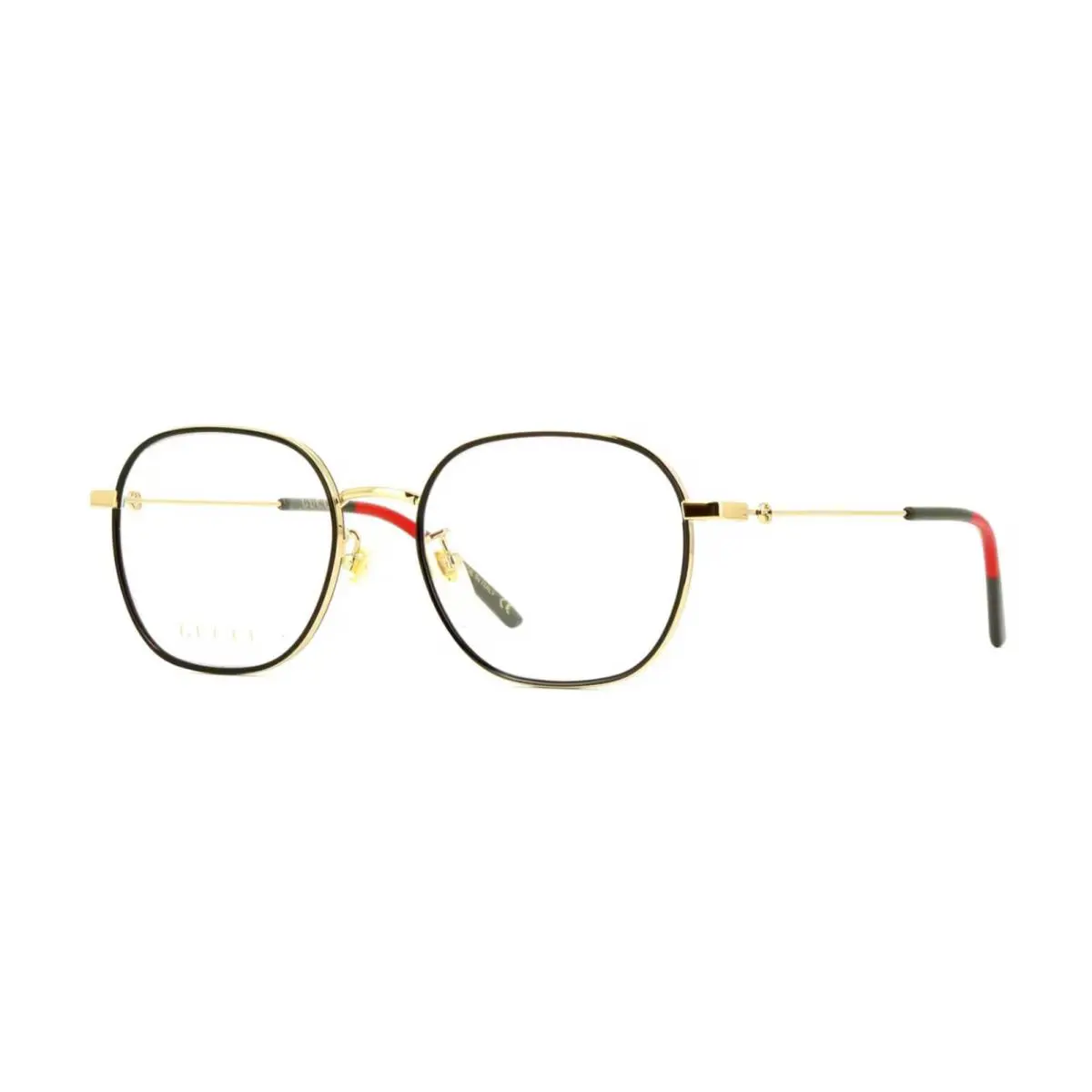 Gucci GG1198OA Shiny Black with Gold 001 Eyeglasses