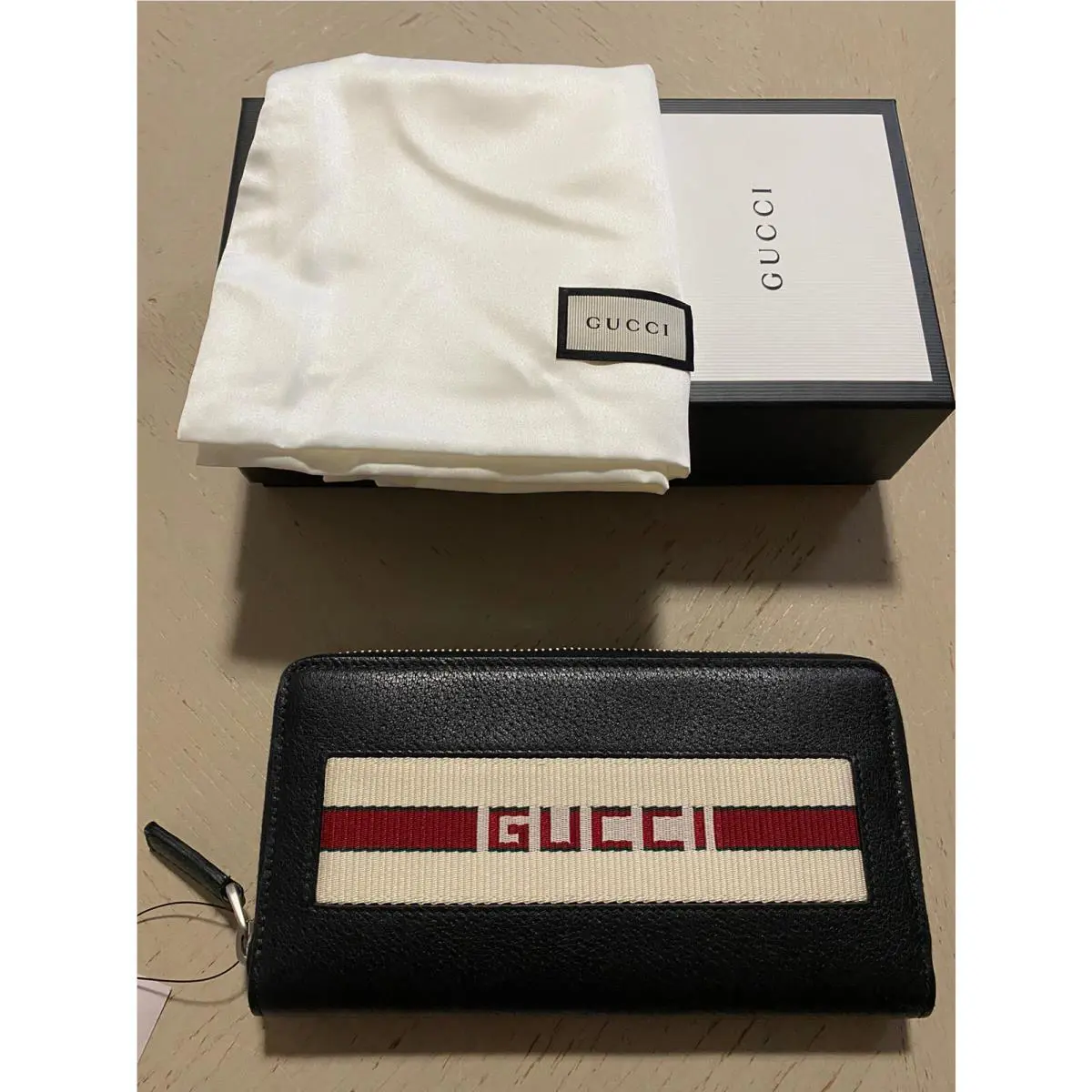 Gucci Large Wallet Gucci Monogram Black 408831 Italy