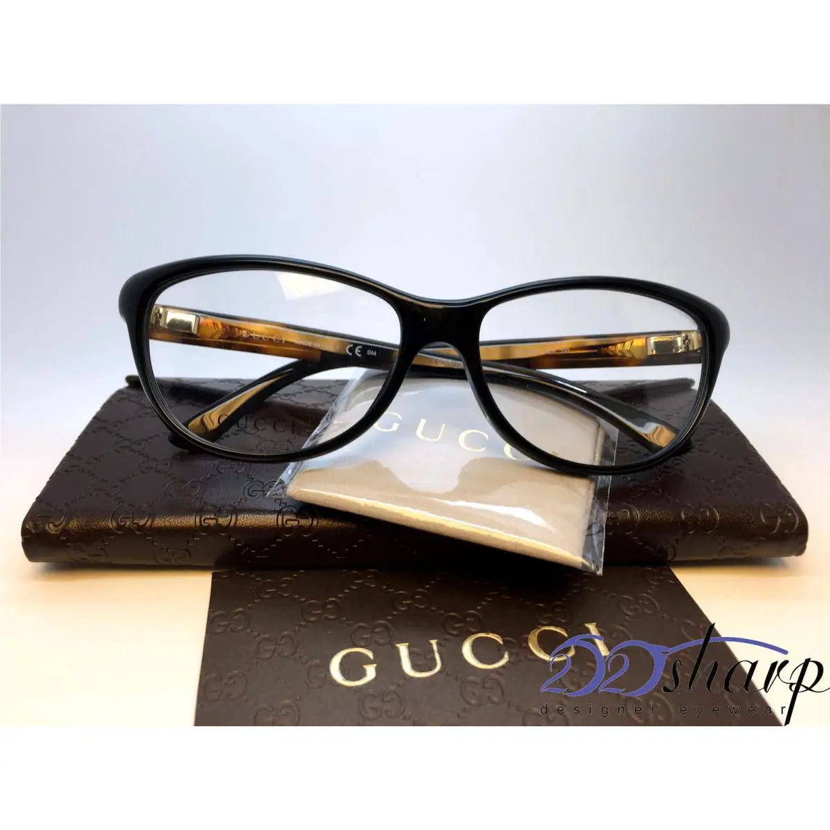 Gucci Eyeglasses-gg 3626 6ES 54 Black Havana
