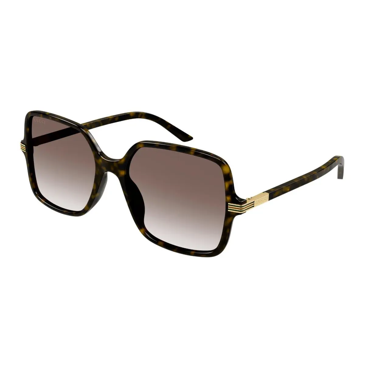 Gucci GG1449S Havana Gold/brown Shaded 002 Sunglasses