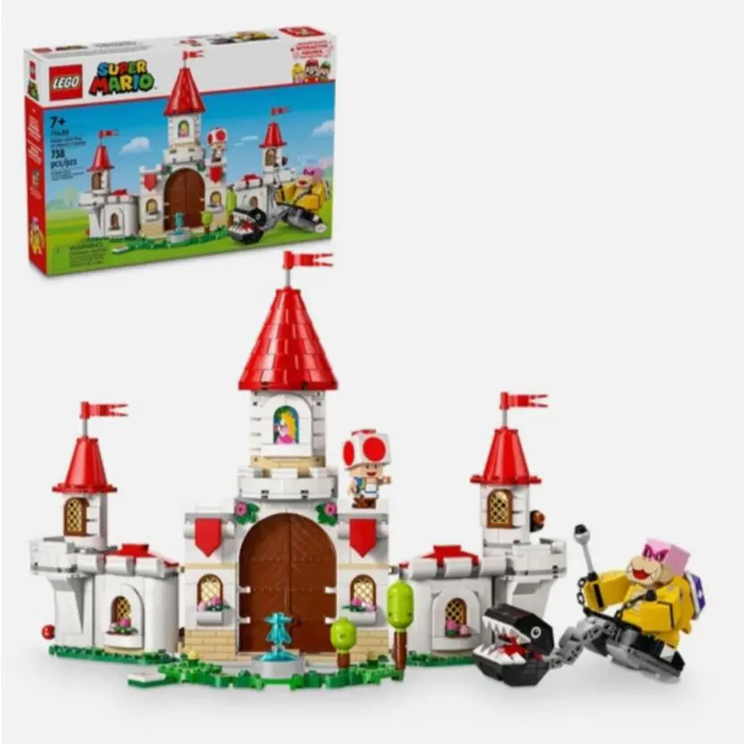 Lego 71435 Super Mario Build Set Battle with Roy at Peach`s Castle