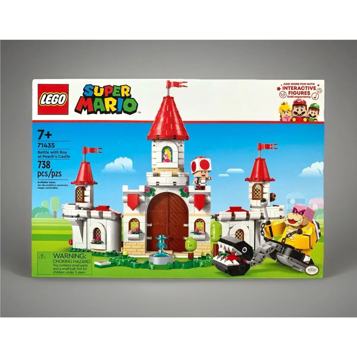 Lego 71435 Super Mario Battle with Roy AT Peach`s Castle 738pc Building Set