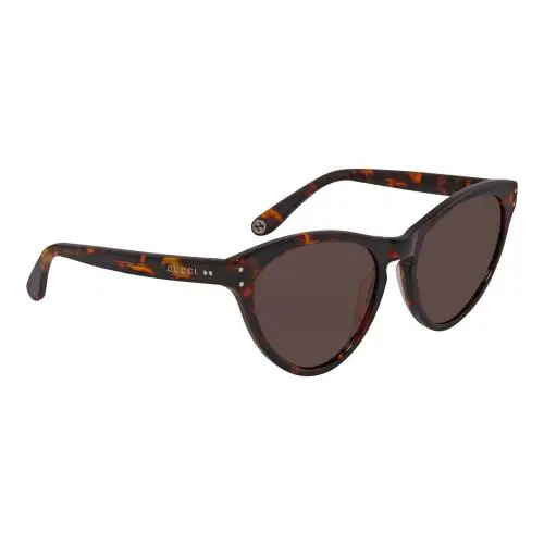 Gucci GG0569S-002 Womens Cat Eye Sunglasses in Tortoise Havana Auburn/brown 54mm - Frame: Multicolor, Lens: Multicolor