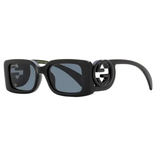 Gucci Rectangular Sunglasses GG1325S 001 Black 54mm - Frame: Black, Lens: Gray
