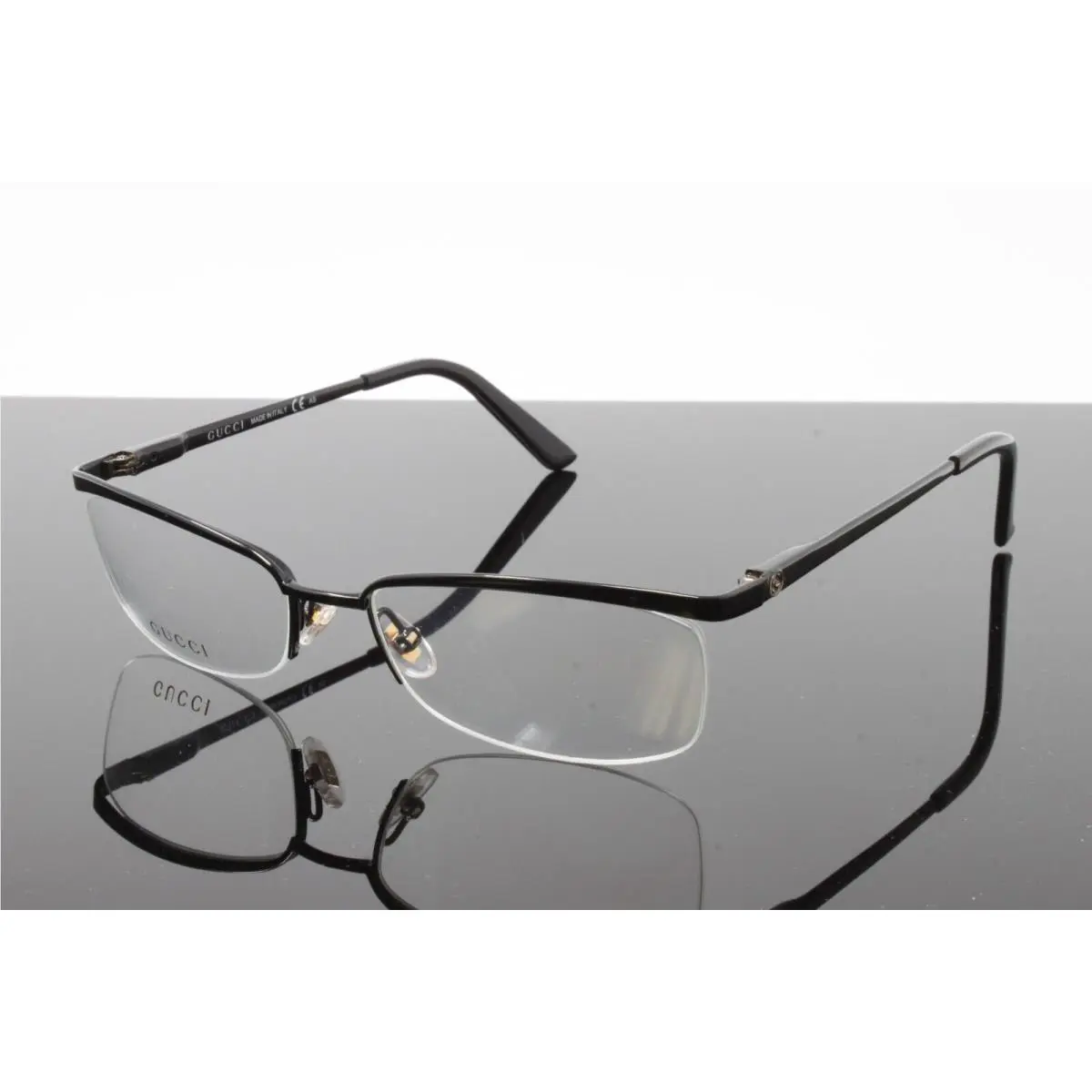 Gucci Women`s Optical Frame GG2886-006 Black 52mm Half Rim