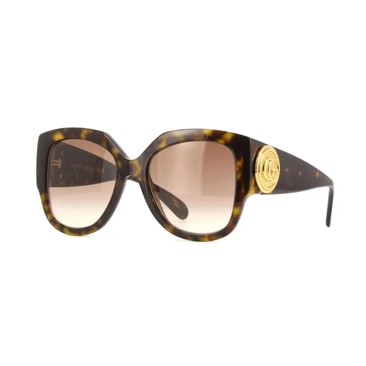 Gucci GG1407S Havana/brown Shaded 003 Sunglasses