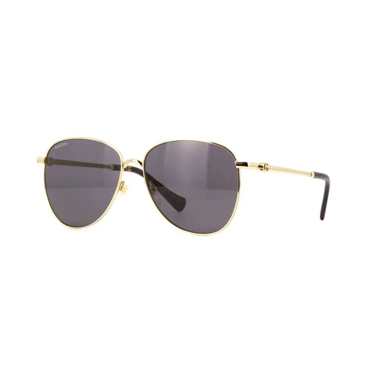 Gucci GG1419S Gold and Havana/grey 001 Sunglasses