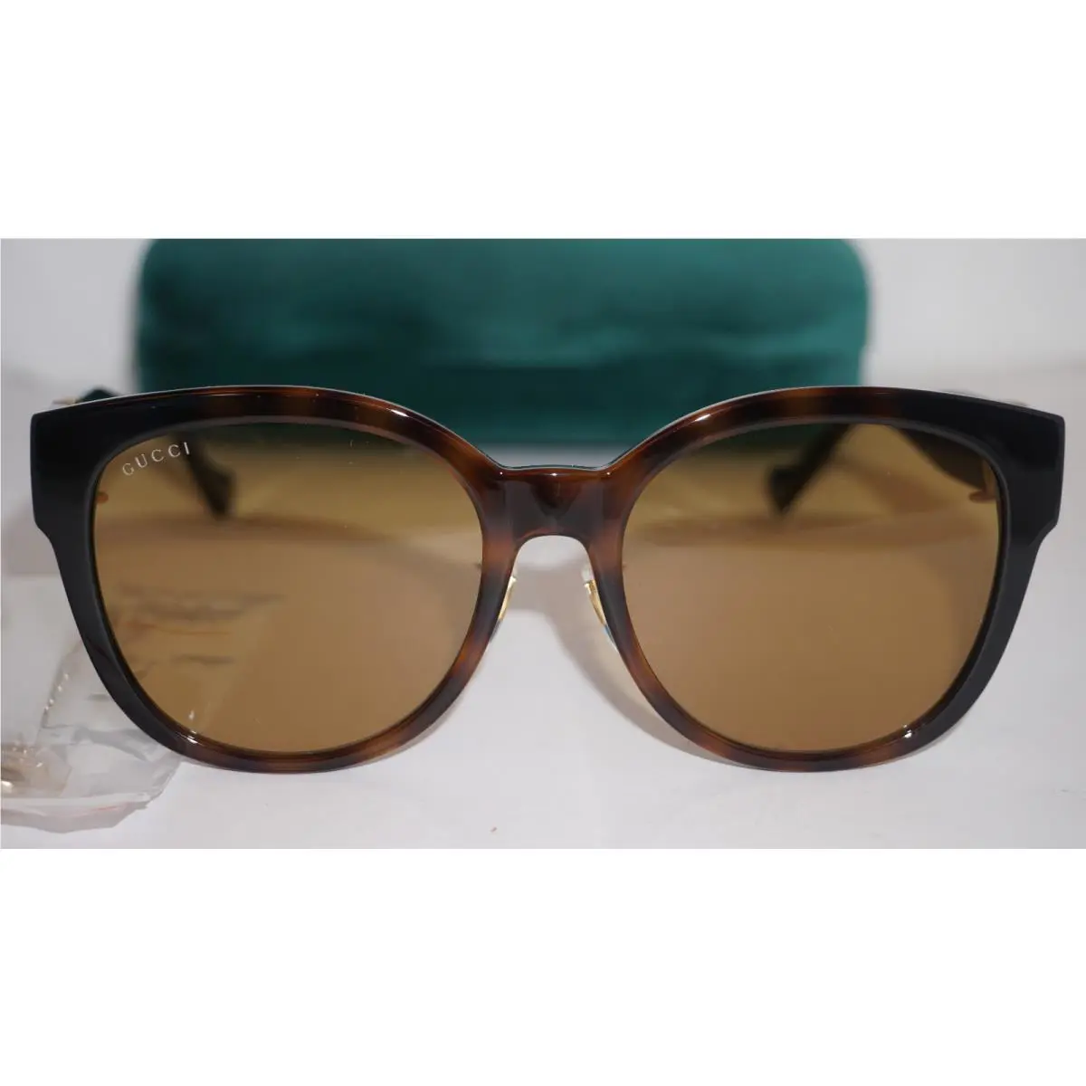 Gucci Sunglasses Havana Brown with Chain GG1028SK 003 56 18 145